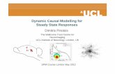 Dynamic Causal Modelling for Steady State Responses...Dynamic Causal Modelling for SSR A framework which uses Bayesian techniques to fit differential equations to steady – state