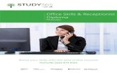Oﬃce Skills & Receptionist Diploma€¦ · Boost your skills with the best online courses CPD Accredited CPD Accredited Oﬃce Skills & Receptionist ... Creating an eﬀective CV