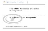 Health Connections Program Evaluation Report...Health Connections Evaluation Report Page 3333 Evaluation-Information Support February 6, 2009 Key findings 1. The Health Connections