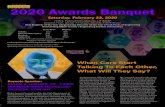 LISA SU MARY G. ROSS AYANNA HOWARD 2020 Awards …...ELLEN OCHOA GEORGE WASHINGTON DR. FRANCES ARNOLD ELIJAH MCCOY MARGARET HAMILTON BILL NYE 2020 DiscoverE programs are made possible