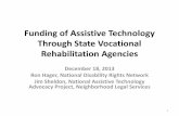 Funding of Assistive Technology Through State Vocational ...Dec 18, 2013  · Medicare • Eligible in February 2016 after 24 months of SSDI eligibility. 9 . ... • Must be amended