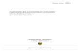 CARONDELET LEADERSHIP ACADEMY€¦ · Office of Charter School Operations Carondelet Leadership Academy Annual Report Executive Summary The 2015‐2016 school year is the first year