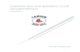 Camden red sox baseball club incorporated · Revised 2nd May 2017 CAMDEN RED SOX BASEBALL CLUB INCORPORATED. Page 1 of 29 Table of Contents ... the Act means the Associations Incorporation
