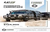 THE LANDSCAPE - Patriot Campers · Built on the mighty 200 Series Toyota LandCruiser the Patriot Campers™ LC200 Supertourer™ transforms a brand new 4.5 litre V8 Twin Turbo-Diesel
