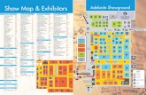 Show Map & Exhibitors Adelaide ShowgroundDesert Sky Campers Maytow Caravans Musto Telic B L A GME Innovative Electronics W7A W8 WB6 W2 A3 W15/16 H15 W6 W22 W2 W8 W30 W2 W35 W7 W29