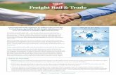 Freight Rail & Tradegorail.org/content/uploads/Trade-one-pager.pdf · 2018. 1. 26. · Freight Rail & Trade International trade supports 41 million jobs across the United States,