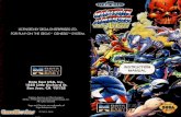 Captain America and The Avengers - Sega Genesis - Manual ...€¦ · AVENGERS ASSEMBLE! An evil device has fallen into the hands of Red Skull, one of the Avengers' most menacing foes.