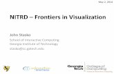NITRD – Frontiers in Visualization...Intelligence analysis & law enforcement 4 Helping our Field Grow 5 Current Challenges 1. Making visualizations easier to create 2. Bringing visualization