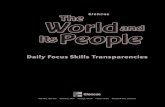 Daily Focus Skills Transparencies - Social Studieslisawillia ... Daily Focus Skills Transparencies are