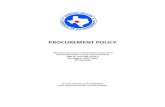 PROCUREMENT POLICY - Concho Valley Council of … POLICY_05012020.pdfPROCUREMENT POLICY This policy document is the exclusive property of The Concho Valley Council of Governments 2801