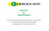 THE CONVERSION OF GASEOUS CO2 INTO SOLID REINFORCING … · 2018. 1. 2. · block by boehmers the conversion of gaseous co. 2. into solid reinforcing calcium carbonate in concrete.