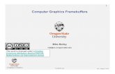 Computer Graphics mjb/cs550/Handouts/FrameBuffer.1pp.pdf â€¢ The framebuffer contains the R,G,B that