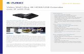 Video Wall Ultra 4K HDMI/USB Extender over IP with PoE · PLANET IHD-410 HDMI/Video Wall over IP with PoE delivers a great 4K video distribution solution such as bringing an efficient