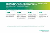 Sourcing and Procurement: Aligning Business Sustainability ...pages.avetta.com/rs/752-BVH-753/images/Avetta... · aligning strategic goals between sourcing and procurement and the