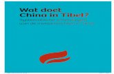 Wat doet China in Tibet? · 2019. 8. 2. · Volksrepubliek China vallen. Chinese overheidsfunctionarissen bedoelden meestal alleen de tar wanneer zij over ‘Tibet’ spraken, maar