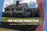 THE PATTON HOMESTEAD - Town of Hamilton, MA...Mar 05, 2018  · Spencer & Vogt Group Lynne Spencer John Hecker Nick Curtis Structural Engineer Structures North Consulting Engineers