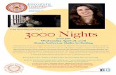 Film Screening and Q&A 3000 Nights - Syracuse Universityhumcenter.syr.edu/_img/3000 Nights2.pdf · democratizingknowledge.syr.edu 3000 Nights Inspired by true events, 3000 Nights