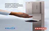 WONDERFUL HAND WASHING AND SANITISING SOLUTIONS · 2020. 9. 28. · controlled piston free cartridge. F3SV1001 208.0519.518 SWIVEL SPOUT AND KNEE OPP VALVE ... Manufactured from chromated
