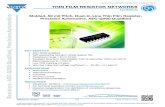 Molded, 50 mil Pitch, Dual-In-Line Thin Film Resistor ... · Molded, 50 mil Pitch, Dual-In-Line Thin Film Resistor, Precision Automotive, AEC-Q200 Qualified, Networks The NOMCA series