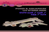 POND & AQUARIUM UV STERILISER CUV-118 / 136 / 155 / 172€¦ · To ensure your UV Steriliser is set up and running correctly, and to prevent any accidental damage or injury, please