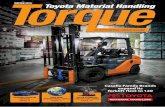 WINTER 2016 Torque Toyota Material Handling...4. Casella expands its Toyota fl eet to 140 6. Updated Toyota 86 sports car unveiled 7. Tmha wins international award 8. Toyota forklift