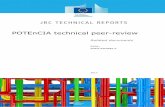 POTEnCIA technical peer-review - European Commission · 2 International Review of the POTEnCIA Energy Model - Report of the 2016 Review Panel 5 3 JRC Reply to the Peer Review Panel