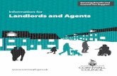 Information for Landlords and Agents · 2014. 1. 6. · should make a claim or contact us for advice on 0300 1234 121. Information for landlords and agents 3. ... Income Based Job
