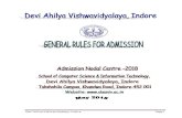 Devi Ahilya Vishwavidyalaya, Indore Page 1 · PDF file Devi Ahilya Vishwavidyalaya, Indore Page 5 Vice-chancellor’s Message Dear Aspirants, We welcome you to one of the highly respected