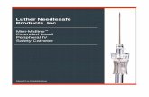 Luther Needlesafe Products, Inc.lnpinc.net/assets/LNP_Investment_Brochure.pdf · Exhibit 3.1: Catheter Comparison 12 Exhibit 3.2: MINI-MIDLINE™ Key Features 13 Exhibit 4.1: Healthcare