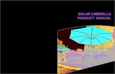 SOLAR UMBRELLA - taloon.com · Solar umbrella Profile Create a smartspace, Make a difference Solar umbrella, thin ﬁlm solar power umbrella, not only has the function of sunshade