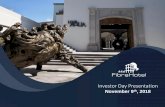 Investor Day Presentation 2018 Investor Day...2 Overview of business plan execution and strength of current portfolio Finished development cycle. Added very valuable landmark assets