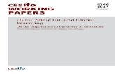 OPEC, Shale Oil, and Global Warming · 2020. 9. 12. · CESifo Working Paper No. 6746 . Category 10: Energy and Climate Economics. OPEC, Shale Oil, and Global Warming . On the importance