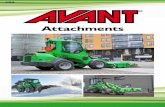 Attachments - Chesapeake Supply & Equipment€¦ · Trailer/Timber trailer.....33 High pressure washer.....34 Foreword Table of Contents This catalogue contains most of the Avant