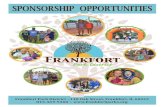 Frankfort Park District ~140 Oak Street, Frankfort, IL ...€¦ · Flyer X X NAME PLACEMENT Press release X X X Eblast to patrons X X X DAY OF OPPORTUNITIES 8 ft table space & 2 chairs