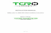 INSTALLATION MANUAL - Torq Masters · 2017. 5. 5. · Installation of your new locker is accomplished by removing the spider gears from the differential case and installing the TORQ