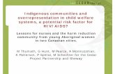 Indigenous communities and overrepresentation in child ......2010/05/03  · Indigenous communities and overrepresentation in child welfare systems, a potential risk factor for HIV/AIDS?