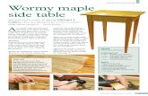 Something’s really bugging Michael T Collins. He’s ...sawdustandwoodchips.com/wp-content/uploads/2016/09/Wormy-Sid… · 50 Woodworking Crafts issue 18 51 5 8 7 9 10 11 8Place