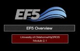 EF5 Overview - CEOSceos.org/document_management/Working_Groups/WGCapD/Meeting… · Module 2.1 / EF5 Overview Features of EF5 - 5 - EF5 includes coupling Runoff generation and ﬂow