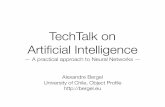 TechTalk on Artiﬁcial Intelligencefiles.pharo.org/media/techtalk/2017-TechTalk-AI.pdfPerceptron Suppose there is a great metal concert this weekend You love metal, and you are wondering