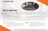 DOCK EQUIPMENT RAMPS Ramps.pdf · Stationary Dock Ramps (DR) secure directly at dock- and ground-level, providing safe travel for forklifts and/or . pedestrians. For full portability,