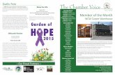 Garlic Fest The Chamber Voicecloud.chambermaster.com/userfiles/UserFiles/chambers/... · 2015. 6. 8. · The Chamber Voice June 2015 Bennington Area Chamber of Commerce 100 Veterans