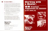 NAlP...support. To be effective, goals must be concrete, achievable, and measurable. Once articulated, they should be put in writing. 17. Develop a plan for achieving your goals. Discuss