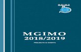 MGIMO€¦ · winners of the Olympiad “University challenge: Umnicy and umniki [Bright Girls, Bright Boys]” were directly admitted without taking entrance exams. More than 70%