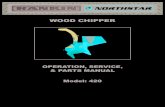 WOOD CHIPPER - Rankin Equipment · - Use the chipper only when wearing proper clothing and after having worn suitable protection for hands, eyes, ears, and head. - During transporting