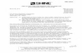 NRC-006A - SHINE Medical Technologies, Inc., Construction ... · * SHINE Medical Technologies THIS LETTER CONTAINS PROPRIETARY INFORMATION IN ACCORDANCE WITH 10 CFR 2.390 March 26,