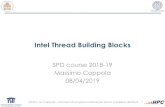Intel Thread Building Blocks - unipi.itdidawiki.cli.di.unipi.it/.../spd/2019/tbb-lesson1.pdf · 08/04/2019 MCSN – M. Coppola – Strumenti di programmazione per sistemi paralleli