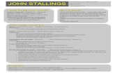 Resume John Stallingsjohnstallings.yolasite.com/resources/Resume_John Stallings.pdf · JOHN STALLINGS 5632 Goldeneye Lane, Dallas, TX 75249 (209) 756-0399 stallingsjg@gmail.com Simpson