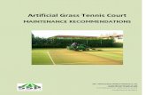 Artificial Grass Tennis Court - ESIcms.esi.info/Media/documents/77930_1307543808592.pdfAn artificial grass tennis surface is designed to be a synthetic alternative to the natural grass