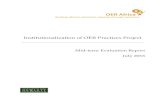 Institutionalization of OER Practices Project · 2017. 9. 14. · Institutionalization of OER 2Practices Project The three-year Project which began in September 2014 thus represents