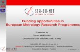 Funding opportunities in European Metrology Research ... · Metrology, the science of measurement, plays a role in virtually all areas of human life: from consumer protection, trade,